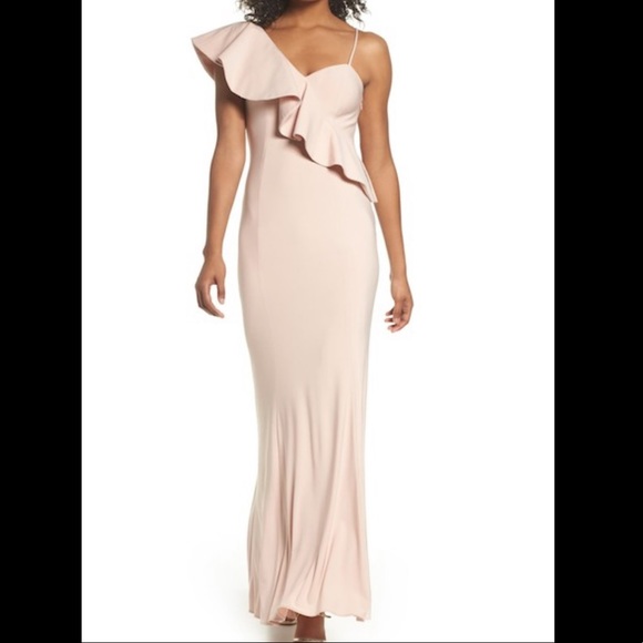 Xscape Dresses & Skirts - BNWT Xscape blush pink ruffled gown dress sz small